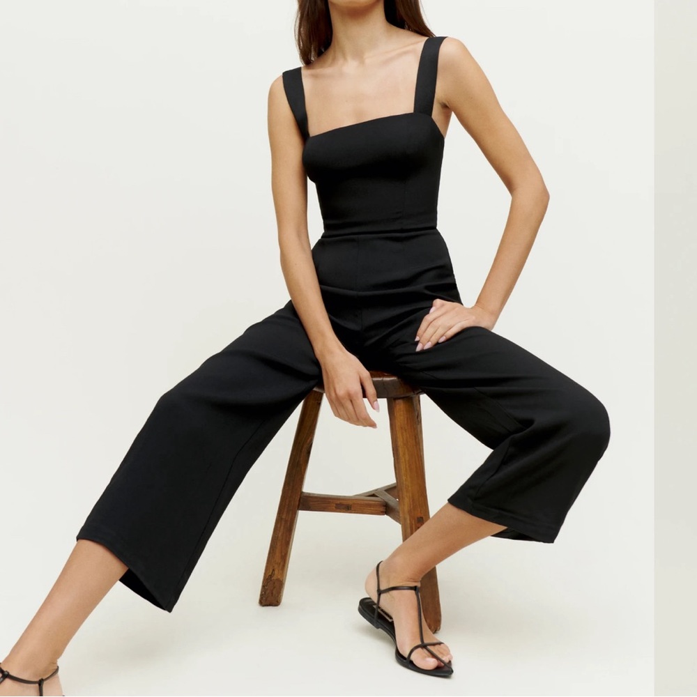 Wilfred Aritzia Black Jumpsuit